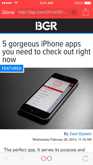 Screenshot Gist on iPhone