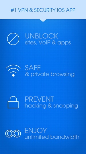 Screenshot Hotspot Shield VPN on iPhone