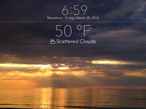 Screenshot 10 Day Weather: Extended detailed hourly forecast with animated live background on iPad