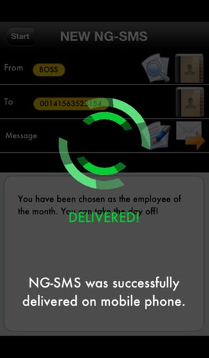 Screenshot mySMSfriend on iPhone