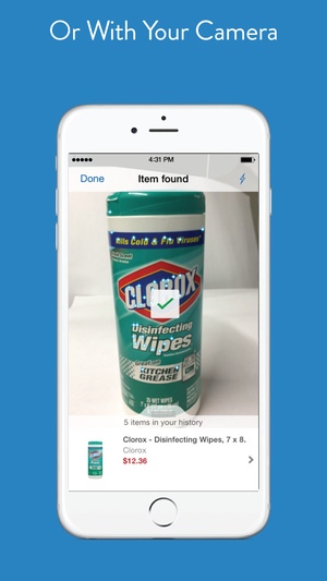 Screenshot Amazon App on iPhone