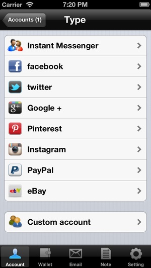 Screenshot Password Secure Manager Lite Free on iPhone