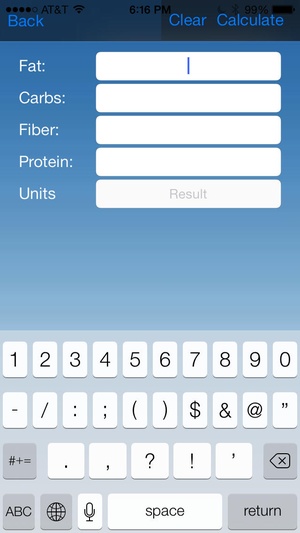 Screenshot Pts. Calculator With Weight and Exercise Tracker for Weight Loss on iPhone