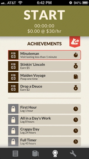Screenshot Poop Break on iPhone