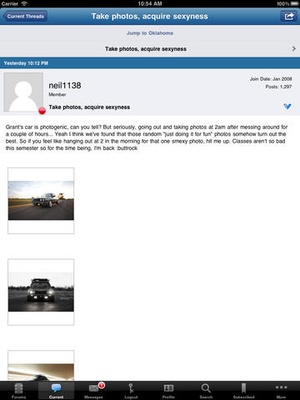 Screenshot Bimmerforums.com on iPad