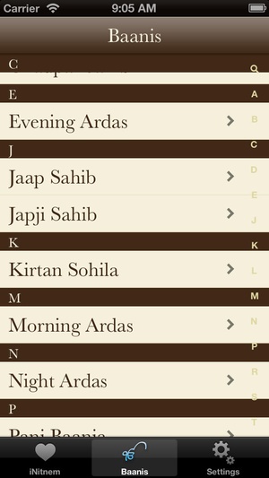 Screenshot iNitnem on iPhone