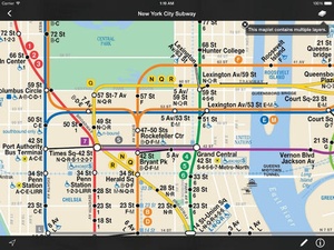 Screenshot Metro Maps on iPad