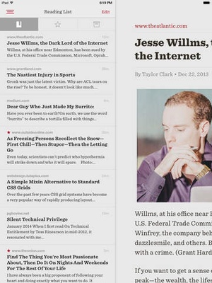 Screenshot Readability™ on iPad
