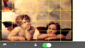 Screenshot Artists Grid Tool on iPhone