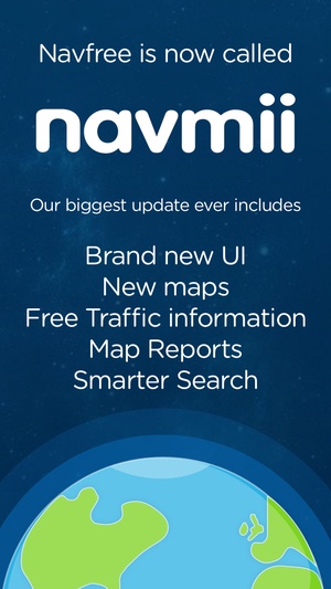 Screenshot Navmii GPS France: Navigation, Maps and Traffic (Navfree GPS) on iPhone