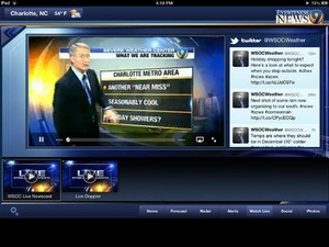 Screenshot WSOC on iPad