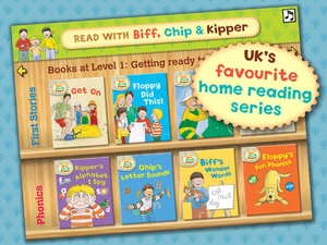 Screenshot Read with Biff, Chip & Kipper: Library on iPad