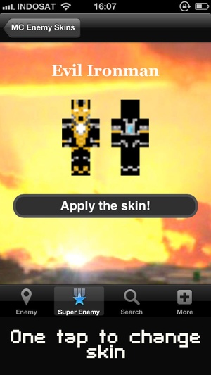 Screenshot Creeper Skins Maker for Minecraft Free Edition on iPhone
