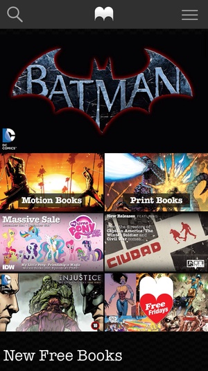 Screenshot Madefire Comics & Motion Books on iPhone