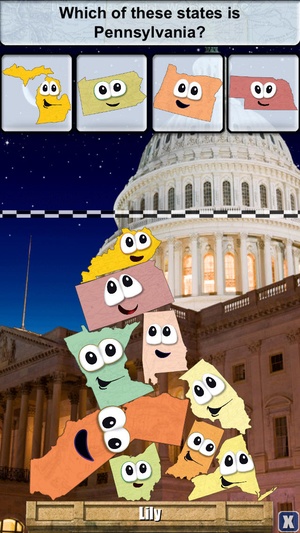 Screenshot Stack the States™ on iPhone