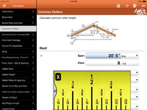 Screenshot Home Builder Pocket Reference on iPad