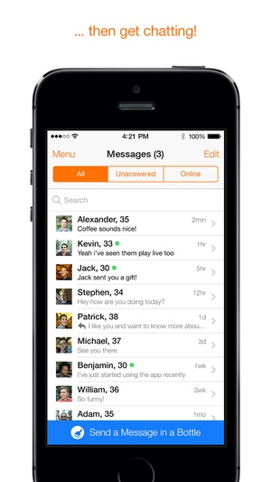 Screenshot Twoo Unlimited on iPhone