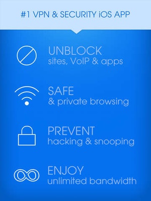 Screenshot Hotspot Shield VPN on iPad