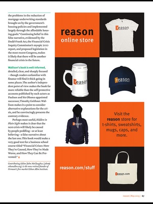 Screenshot Reason Magazine on iPad