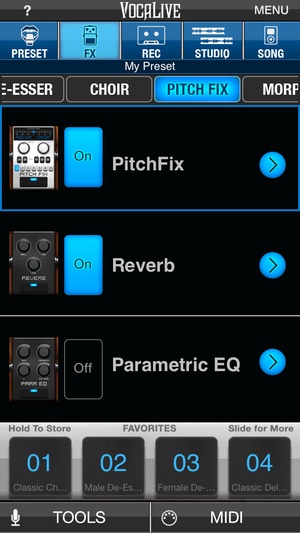 Screenshot VocaLive on iPhone