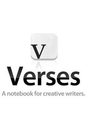 Screenshot Verses notebook + rhyming dictionary on iPhone