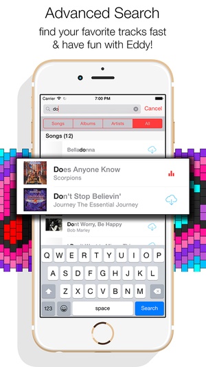 Screenshot Eddy Cloud Music Pro on iPhone