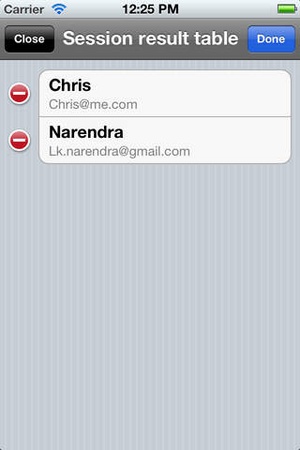 Screenshot Data Dig on iPhone