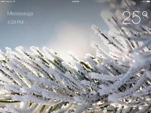 Screenshot Weather 2x on iPad