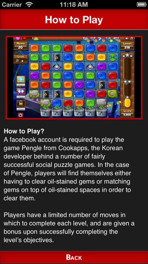 Screenshot Full Guide + Cheats for Pengle Facebook Game on iPhone