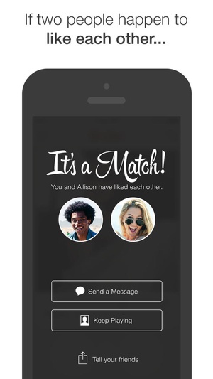 Screenshot Tinder on iPhone