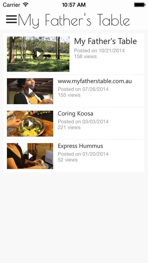 Screenshot My Father's Table on iPhone