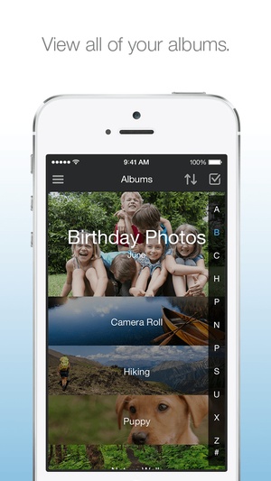 Screenshot Amazon Photos on iPhone