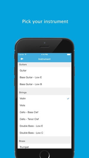 Screenshot Sight Reading Machine on iPhone