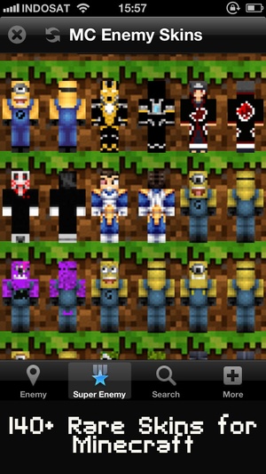 Screenshot Creeper Skins Maker for Minecraft Free Edition on iPhone