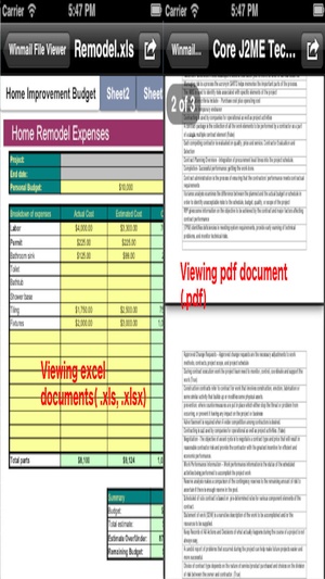 Screenshot Winmail Viewer for iPhone 6, iPhone 6 Plus, iPad Air & iPad Mini on iPhone