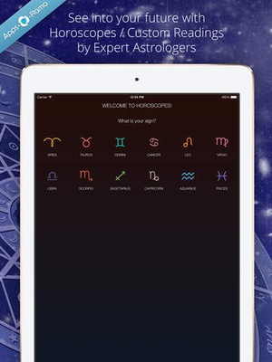 Screenshot Horoscopes with mPoints on iPad