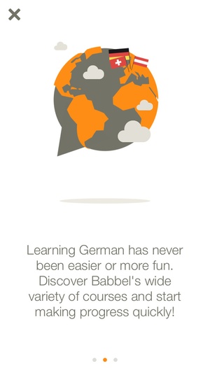 Screenshot Learn German with Babbel on iPhone