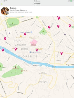 Screenshot Homestay.com on iPad