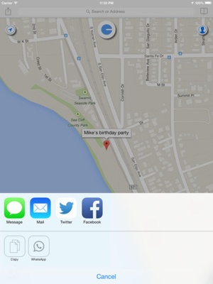 Screenshot Go gps app for navigators on iPad