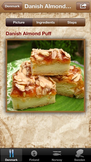 Screenshot Scandinavian Cuisines on iPhone