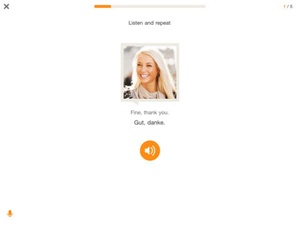 Screenshot Learn German with Babbel on iPad
