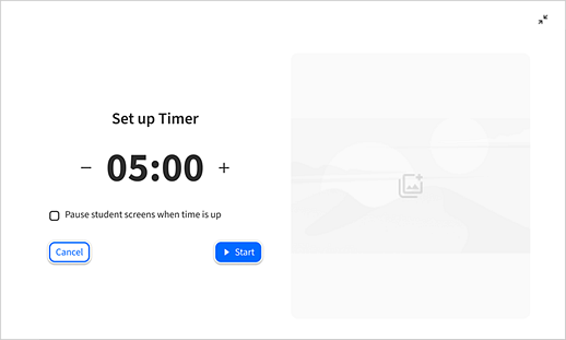 Mazimize Timer screen