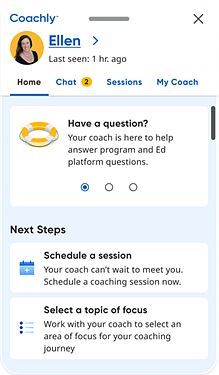 Coachly panel Home page