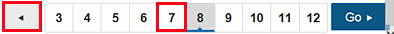 Assessment navigation bar - Back arrow identified