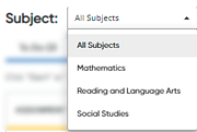 Select a subject list