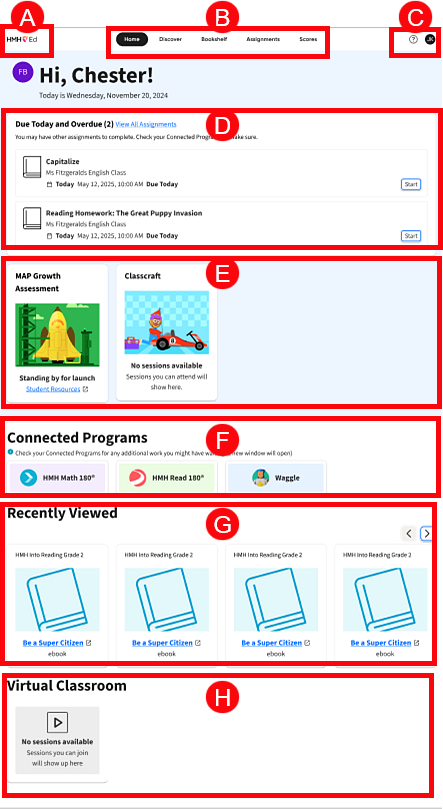 Ed pages - areas identified