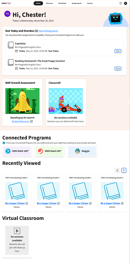Home page