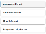 Report tabs