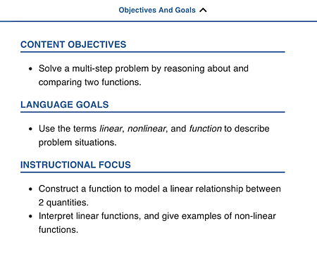 Objectives and Goals