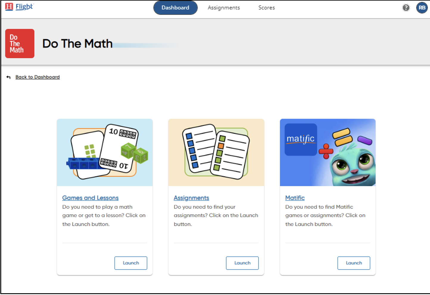 Accessing Matific on Heinemann Flight
